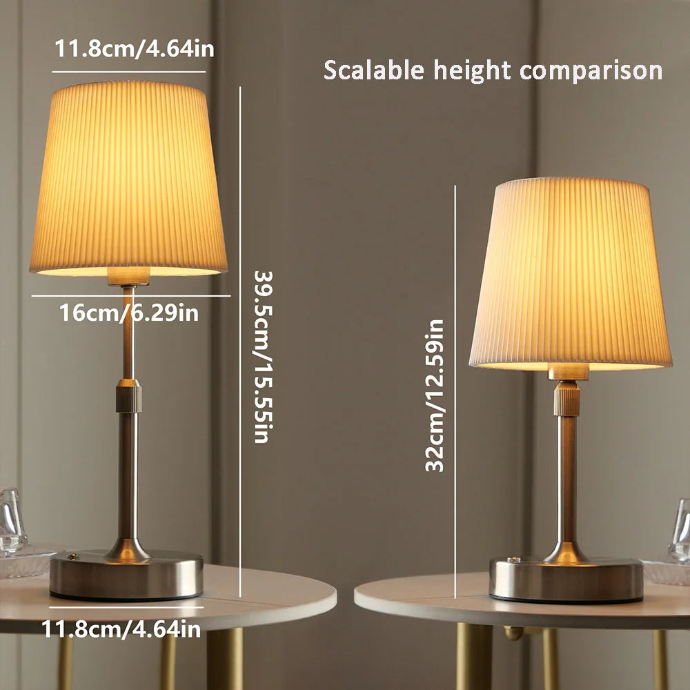 Tivora Noirette Pleat Lamp