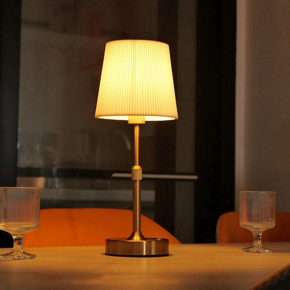 Tivora Noirette Pleat Lamp