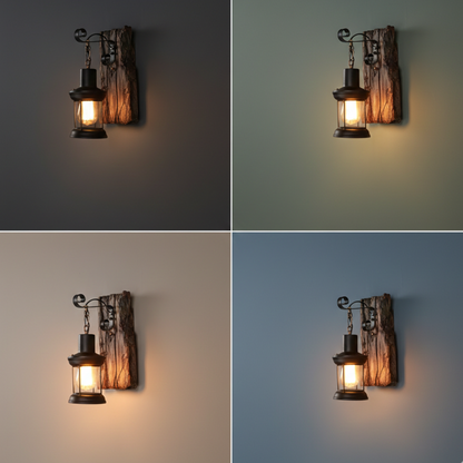 Tivora Forgewood Industrial Wall Sconce