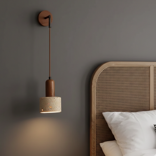 Tivora Pumous Wabi Sabi Natural Stone Wall Lamp