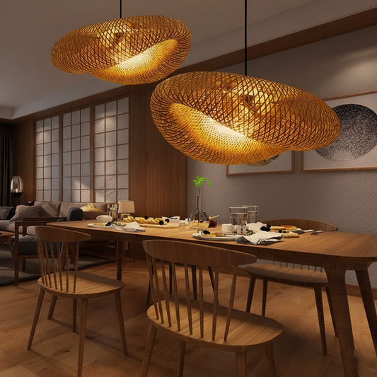 Tivora Vintage Bamboo Pendant Light