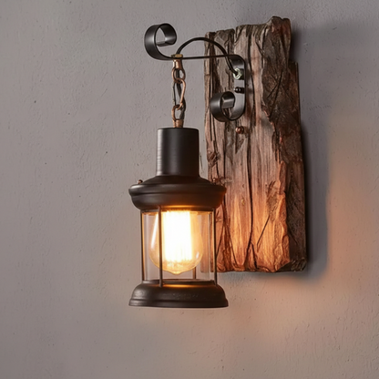 Tivora Forgewood Industrial Wall Sconce