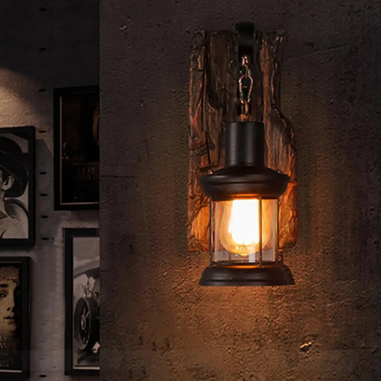 Tivora Forgewood Industrial Wall Sconce