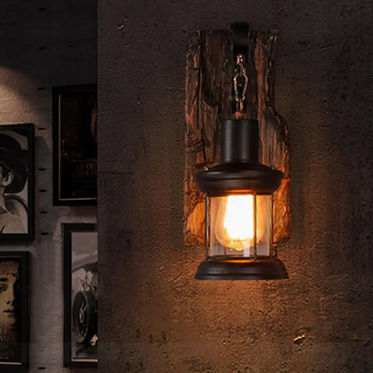 Tivora Forgewood Industrial Wall Sconce