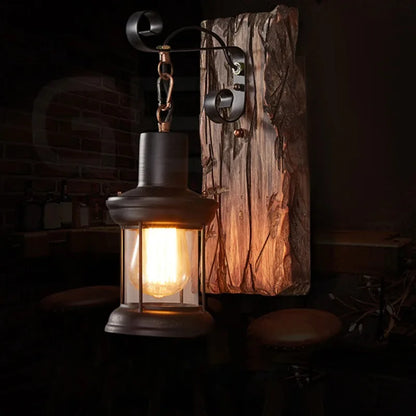 Tivora Forgewood Industrial Wall Sconce